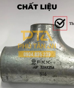 Tê hàn mạ kẽm FKK